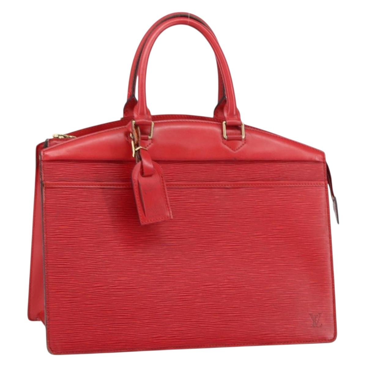 LOUIS VUITTON Epi Riviera Hand Bag Red M48187 LV Auth 154290
