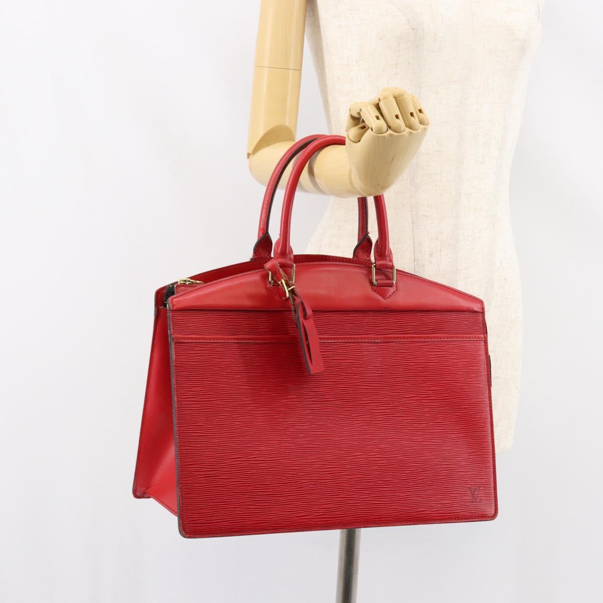 LOUIS VUITTON Epi Riviera Hand Bag Red M48187 LV Auth 154290