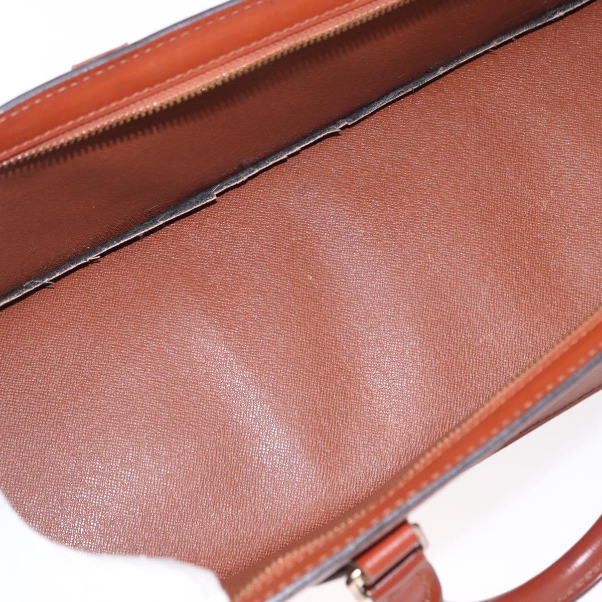 LOUIS VUITTON Epi Sac Triangle Hand Bag Brown M52093 LV Auth 154291