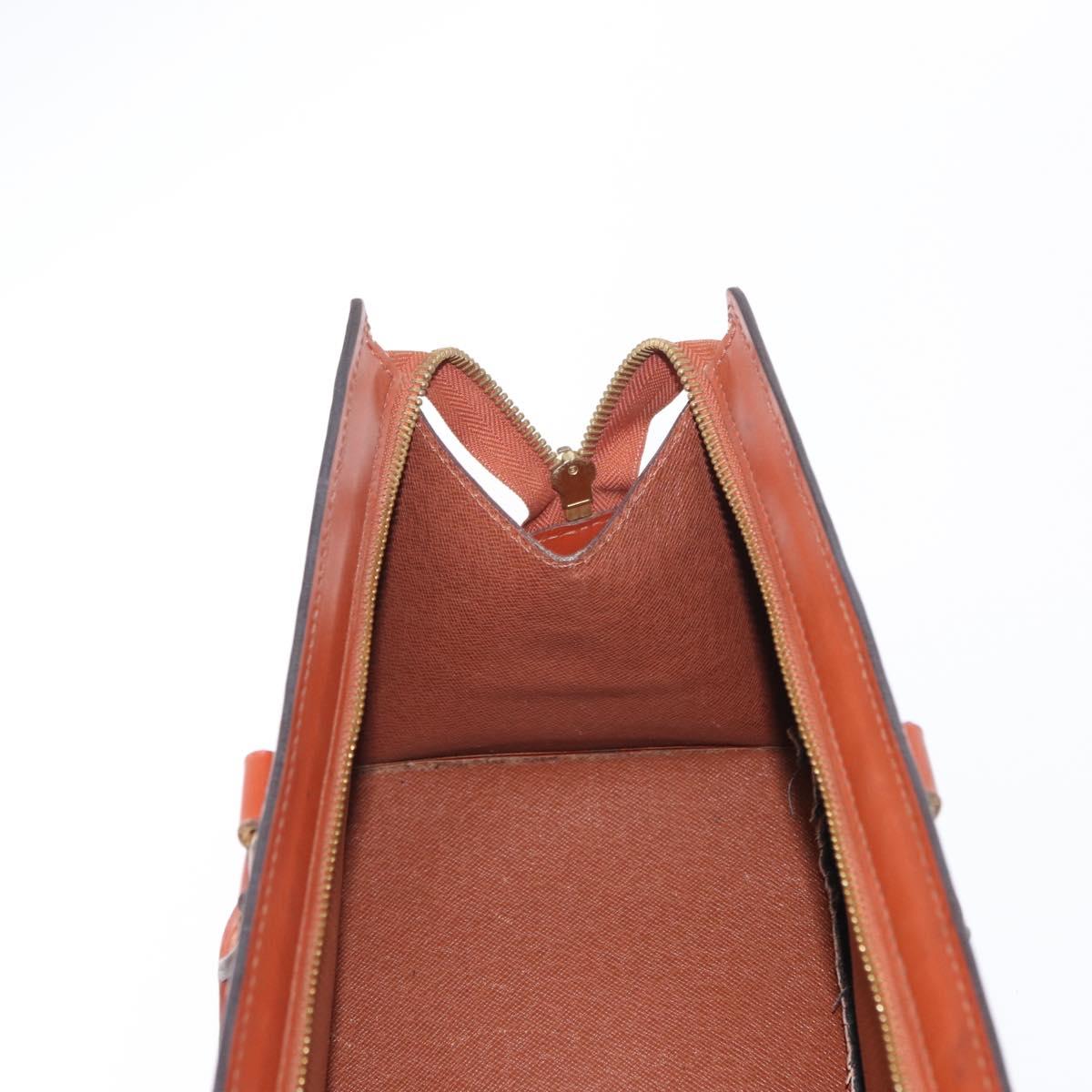 LOUIS VUITTON Epi Sac Triangle Hand Bag Brown M52093 LV Auth 154291