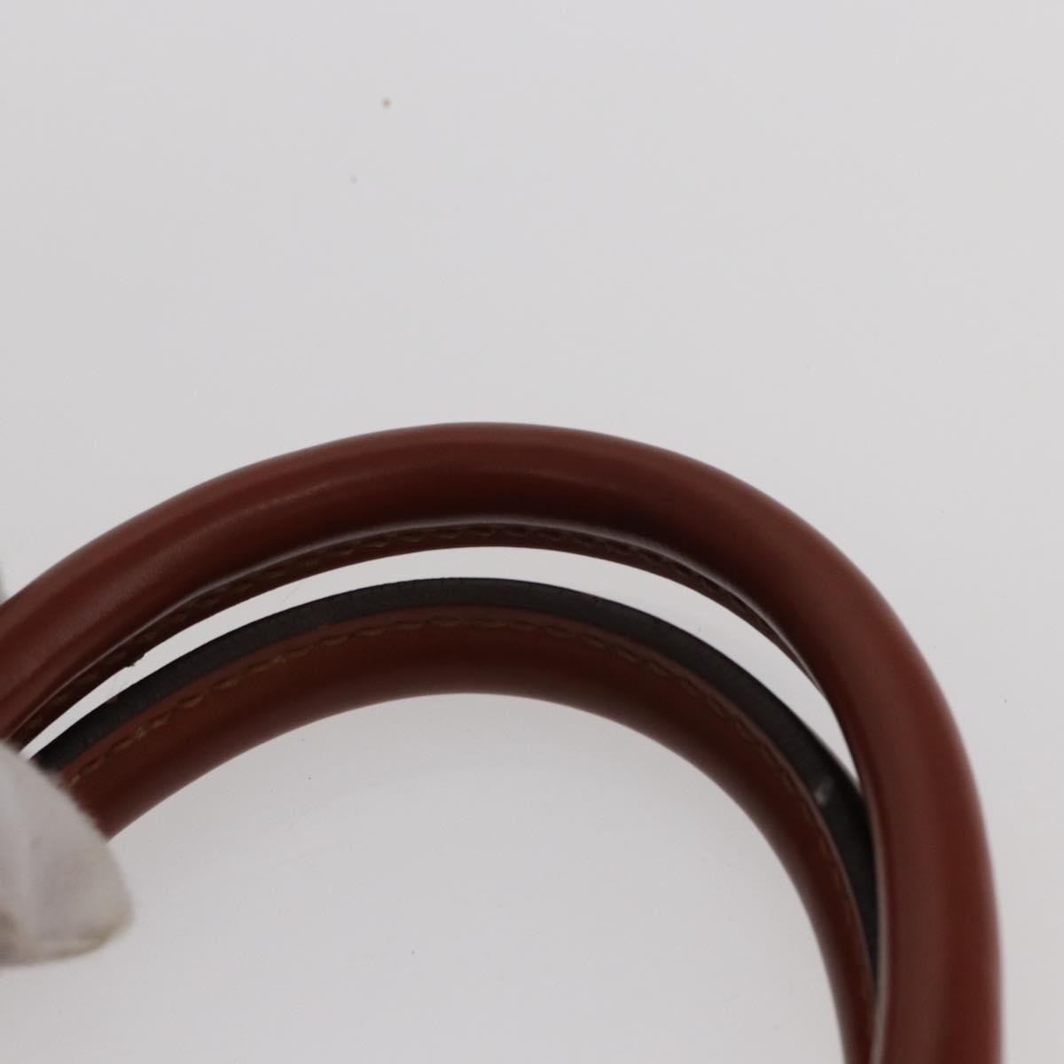 LOUIS VUITTON Epi Sac Triangle Hand Bag Brown M52093 LV Auth 154291