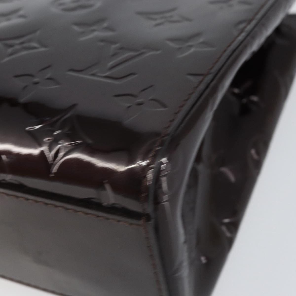 LOUIS VUITTON Monogram Vernis Catalina BB Bag Amarante M90017 LV Auth 154296