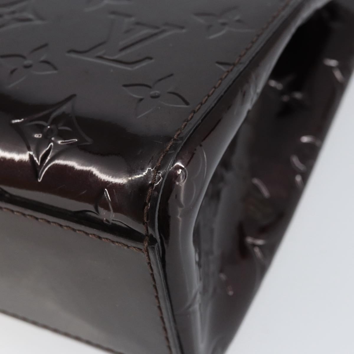 LOUIS VUITTON Monogram Vernis Catalina BB Bag Amarante M90017 LV Auth 154296