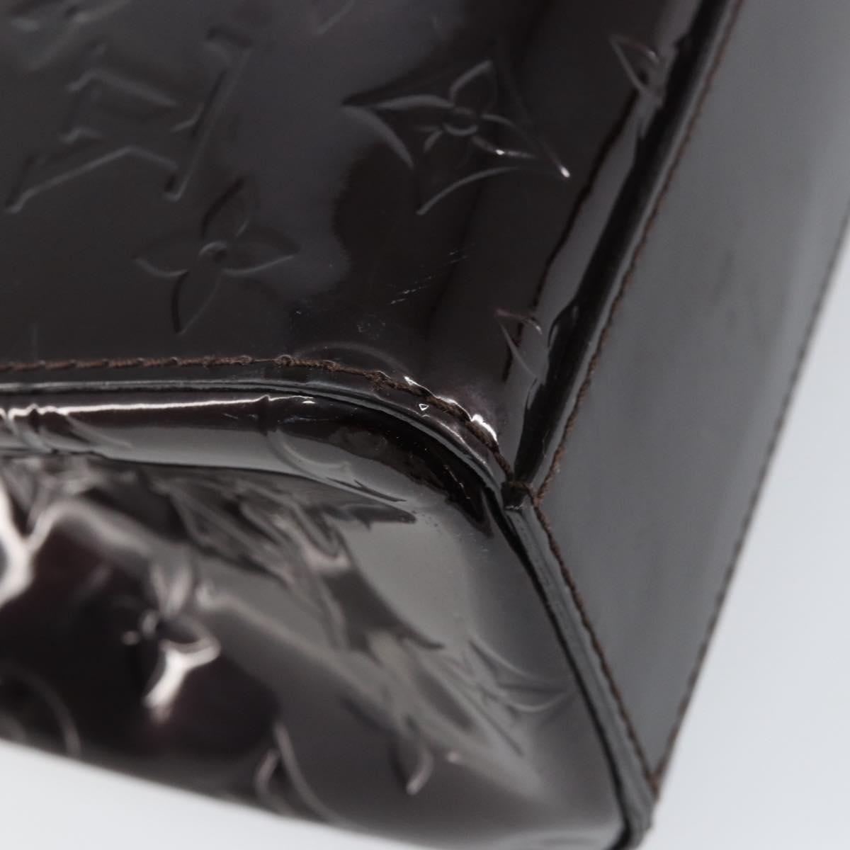 LOUIS VUITTON Monogram Vernis Catalina BB Bag Amarante M90017 LV Auth 154296