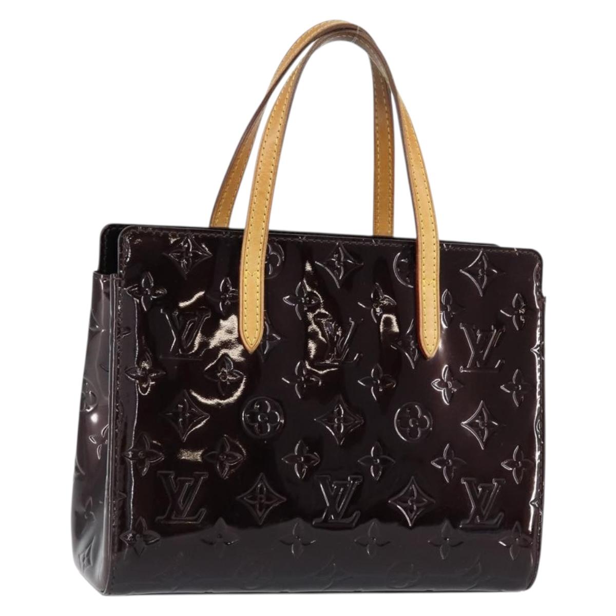 LOUIS VUITTON Monogram Vernis Catalina BB Bag Amarante M90017 LV Auth 154296