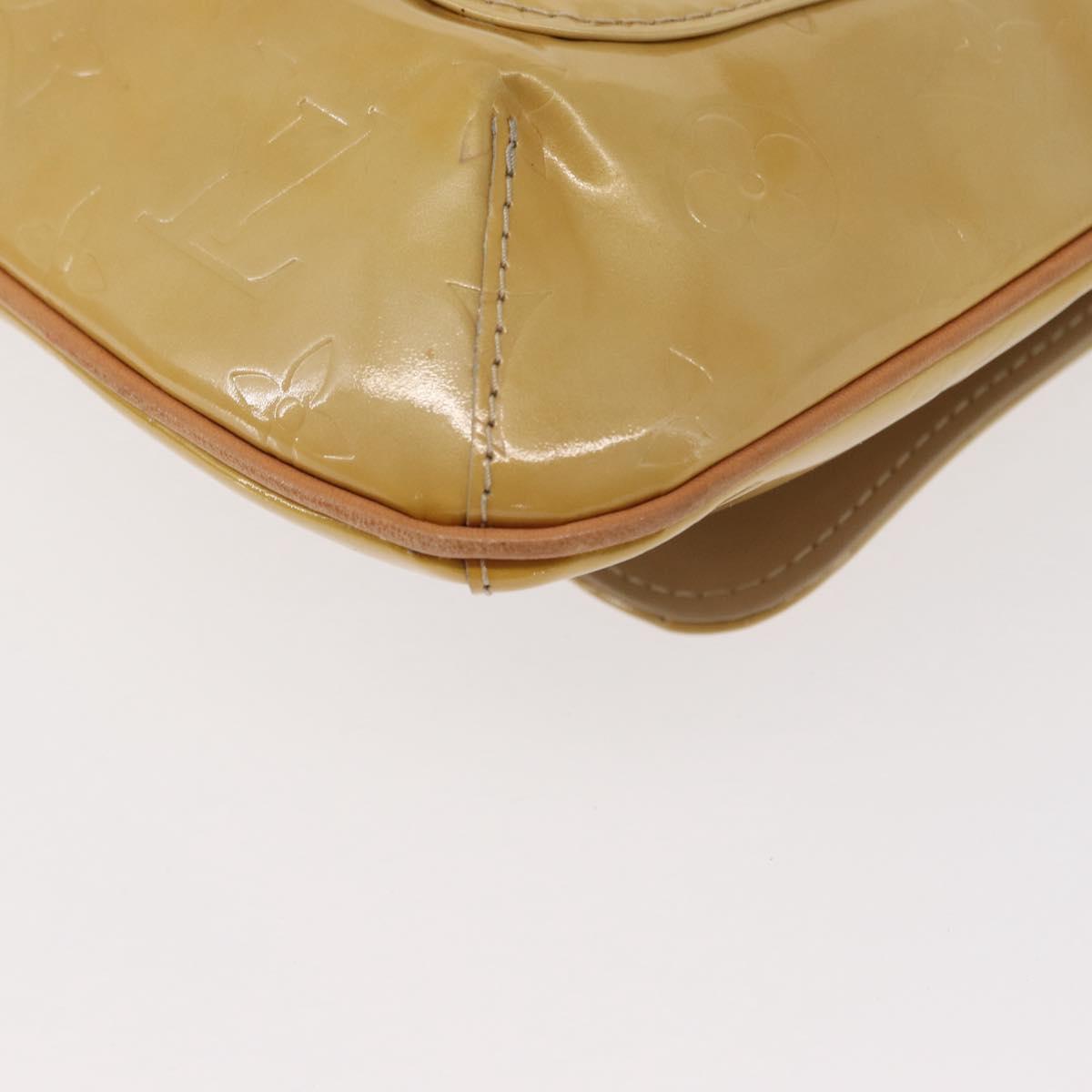 LOUIS VUITTON Monogram Vernis Thompson Street Bag Beige M91301 LV Auth 154298