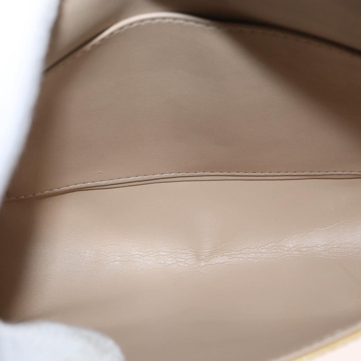 LOUIS VUITTON Monogram Vernis Thompson Street Bag Beige M91301 LV Auth 154298