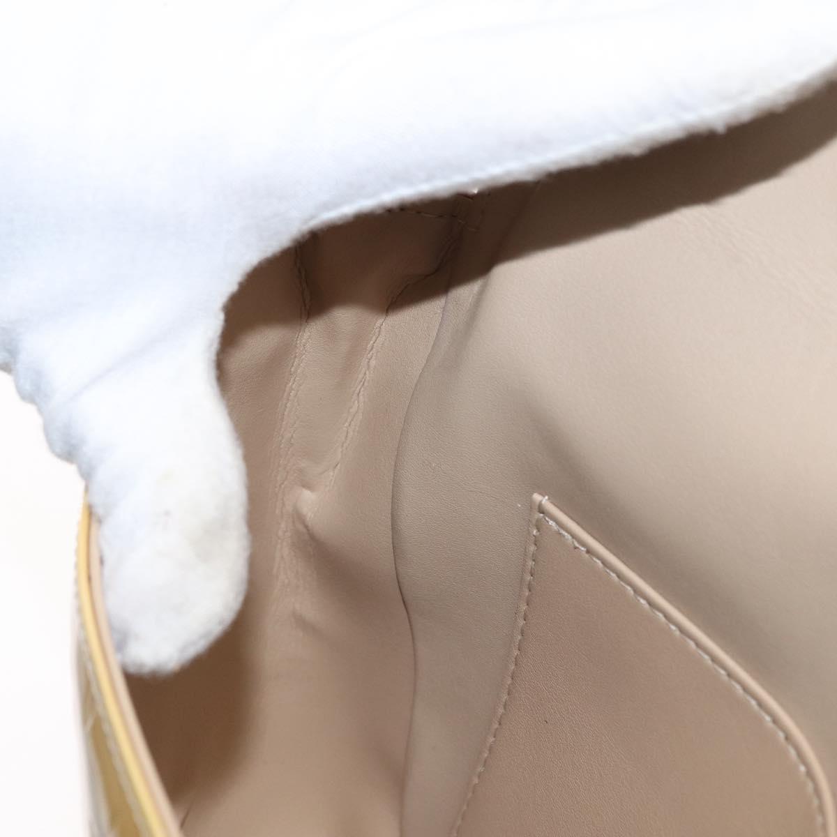 LOUIS VUITTON Monogram Vernis Thompson Street Bag Beige M91301 LV Auth 154298