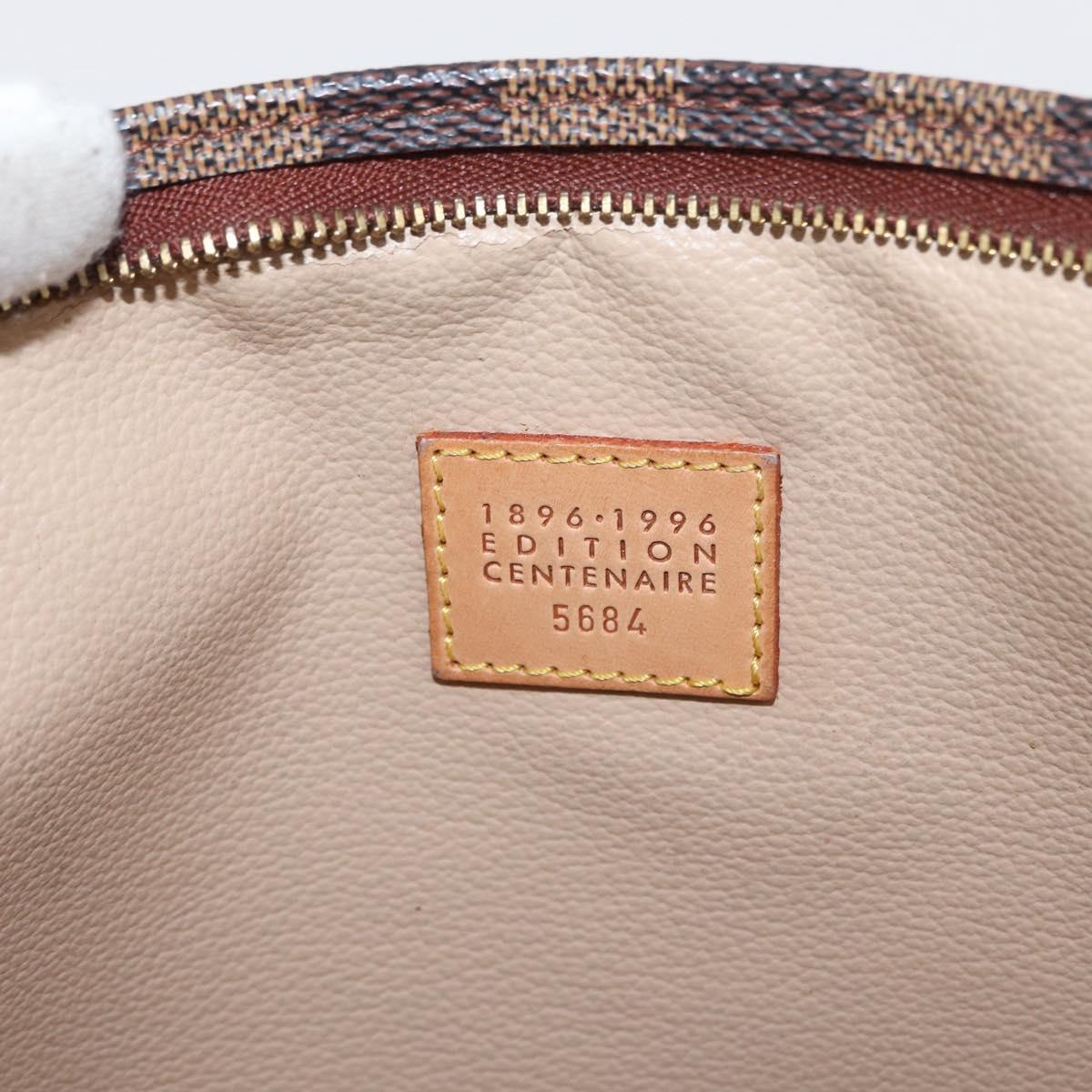 LOUIS VUITTON Damier Ebene Poche Toilette 26 Pouch N47543 LV Auth 154300