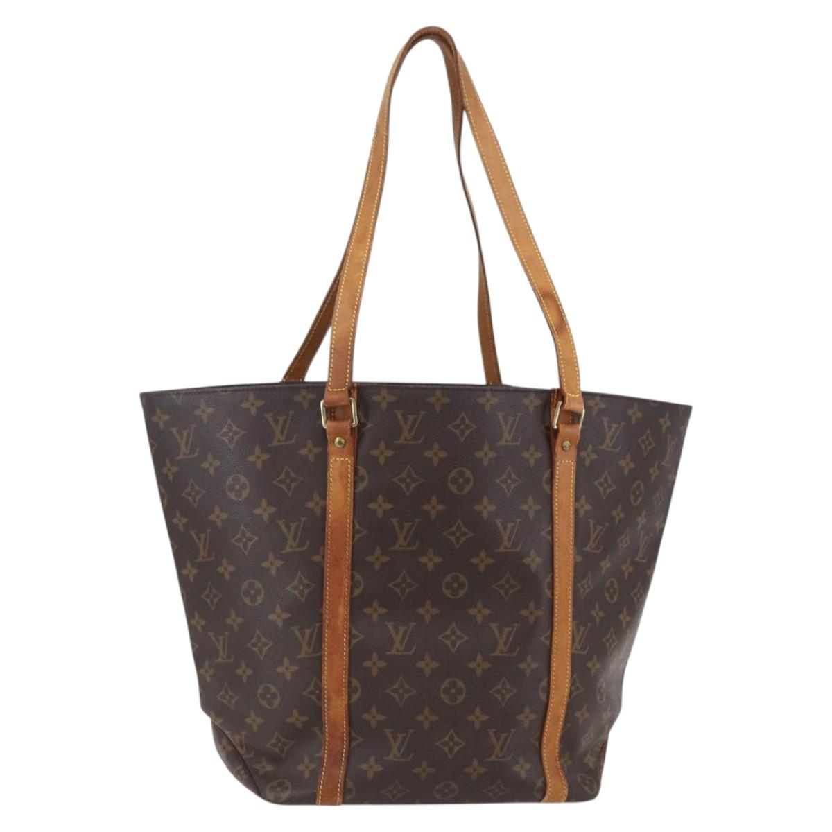 LOUIS VUITTON Monogram Sac Shopping Tote Bag M51108 LV Auth 154310