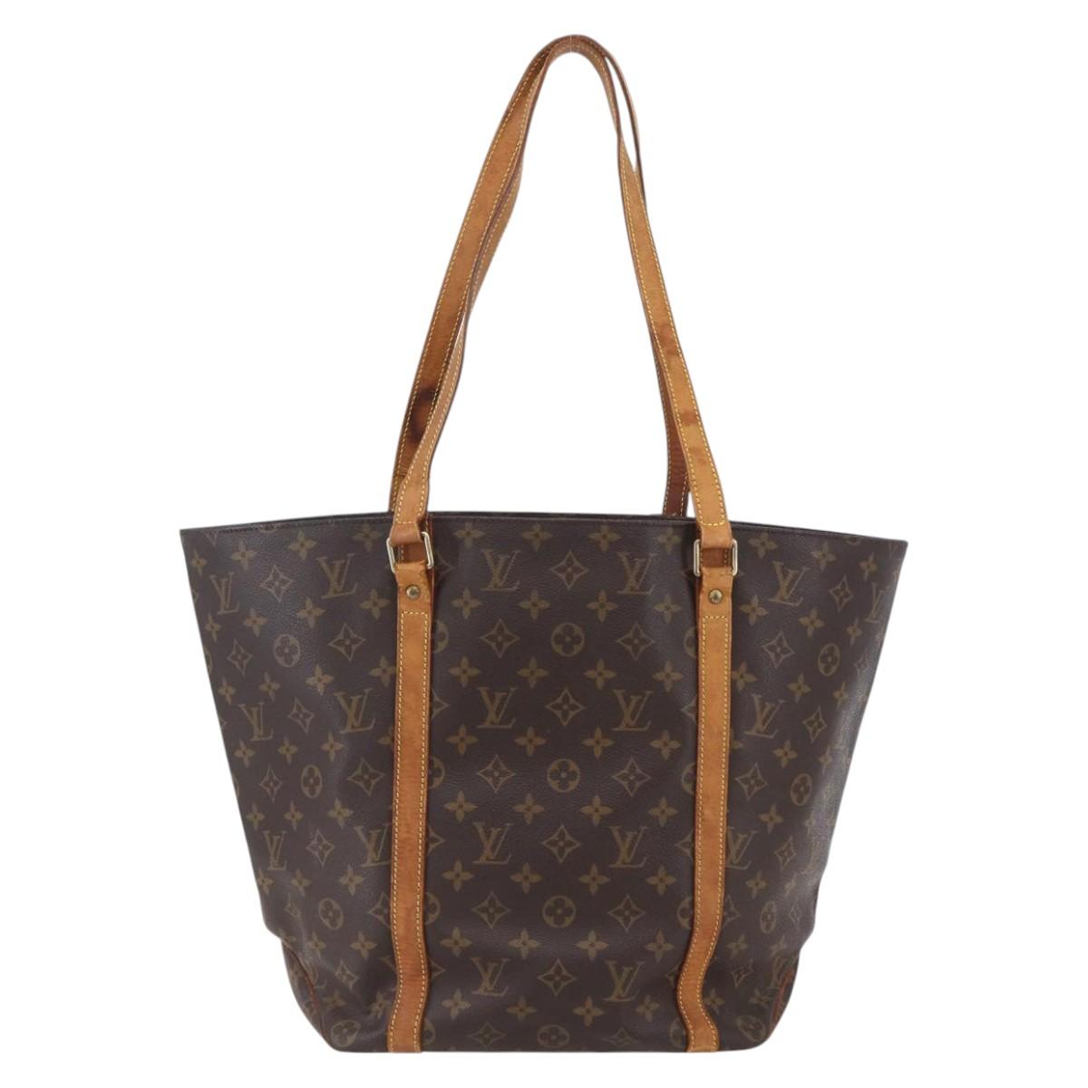 LOUIS VUITTON Monogram Sac Shopping Tote Bag M51108 LV Auth 154310