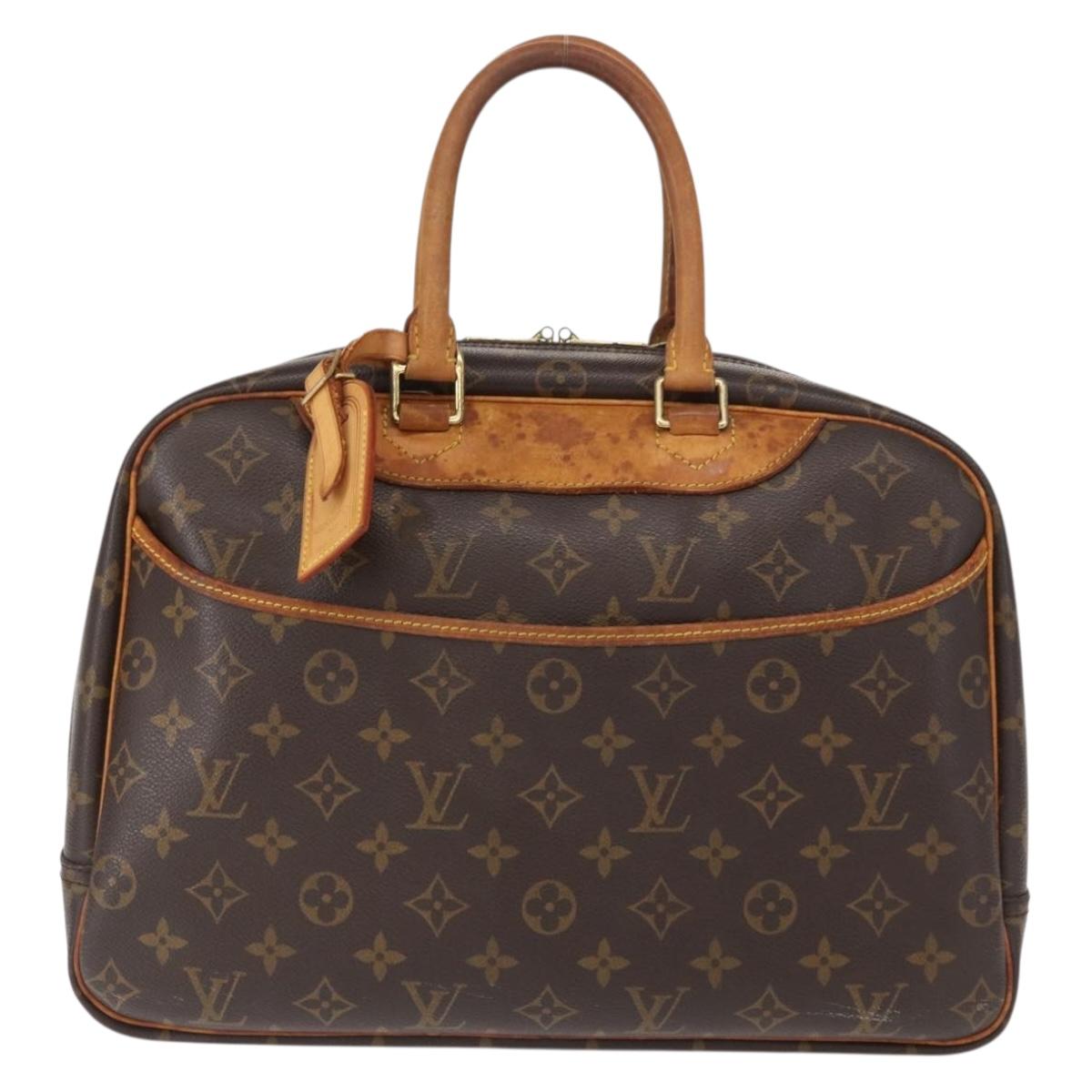 LOUIS VUITTON Monogram Deauville Hand Bag M47270 LV Auth 154311
