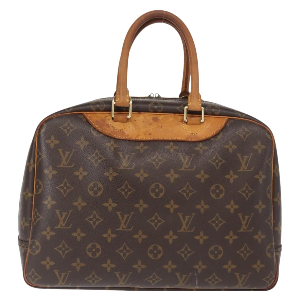 LOUIS VUITTON Monogram Deauville Hand Bag M47270 LV Auth 154311