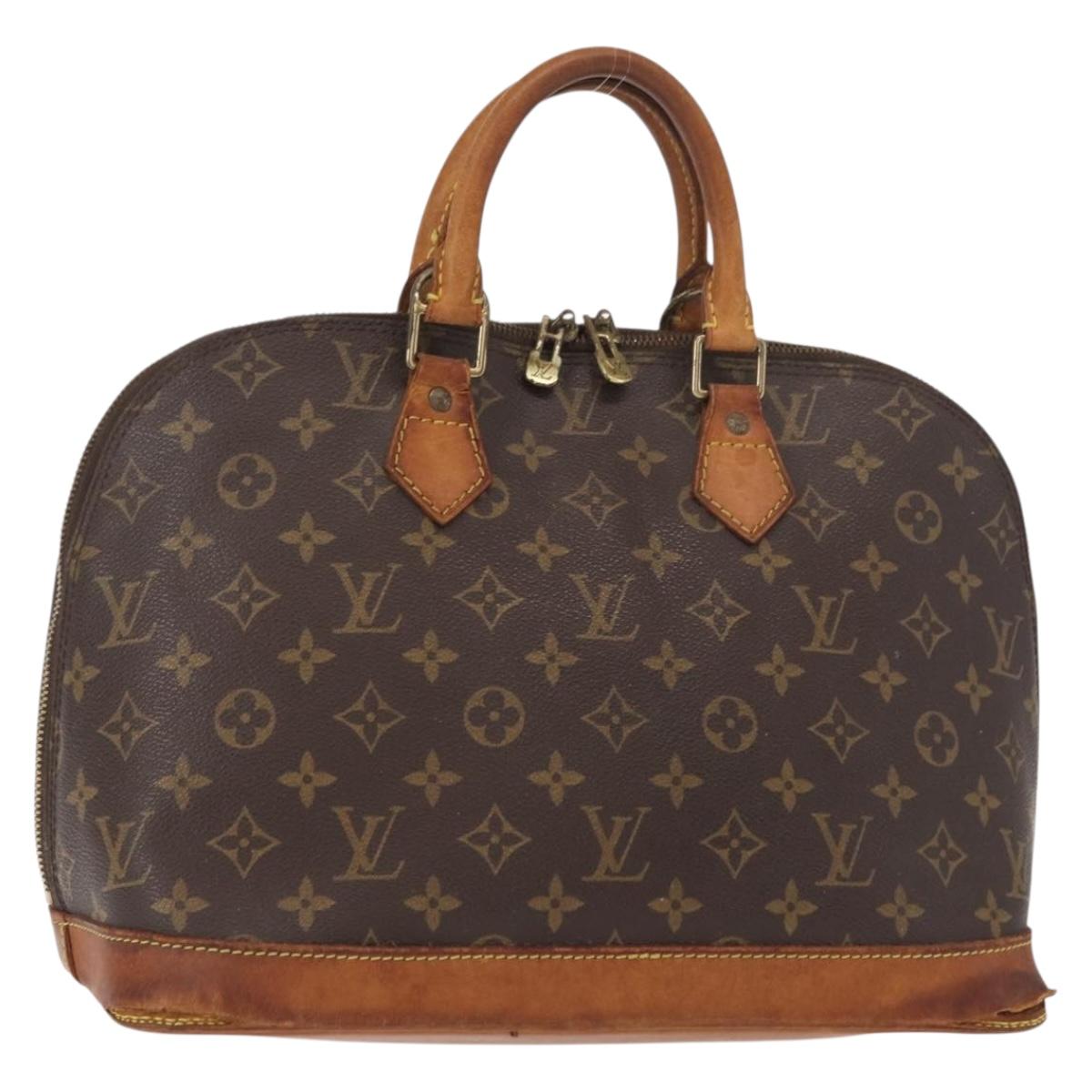 LOUIS VUITTON Monogram Alma Hand Bag M51130 LV Auth 154312