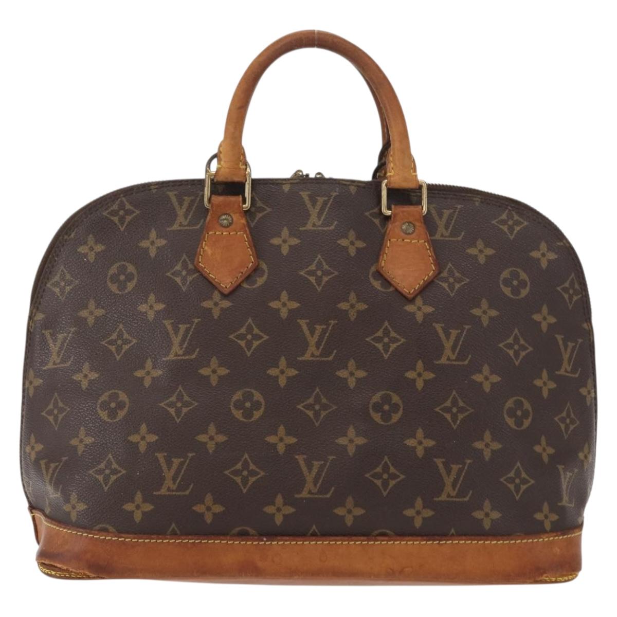 LOUIS VUITTON Monogram Alma Hand Bag M51130 LV Auth 154312
