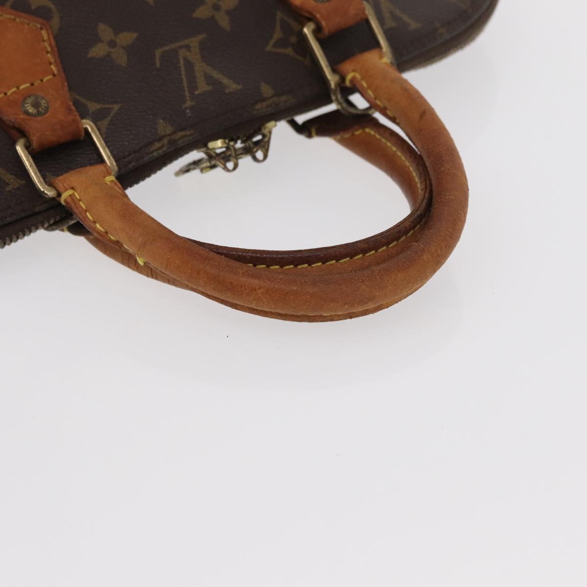 LOUIS VUITTON Monogram Alma Hand Bag M51130 LV Auth 154312