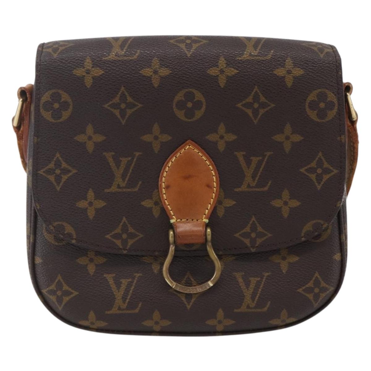 LOUIS VUITTON Monogram Saint Cloud MM Shoulder Bag M51243 LV Auth 154315