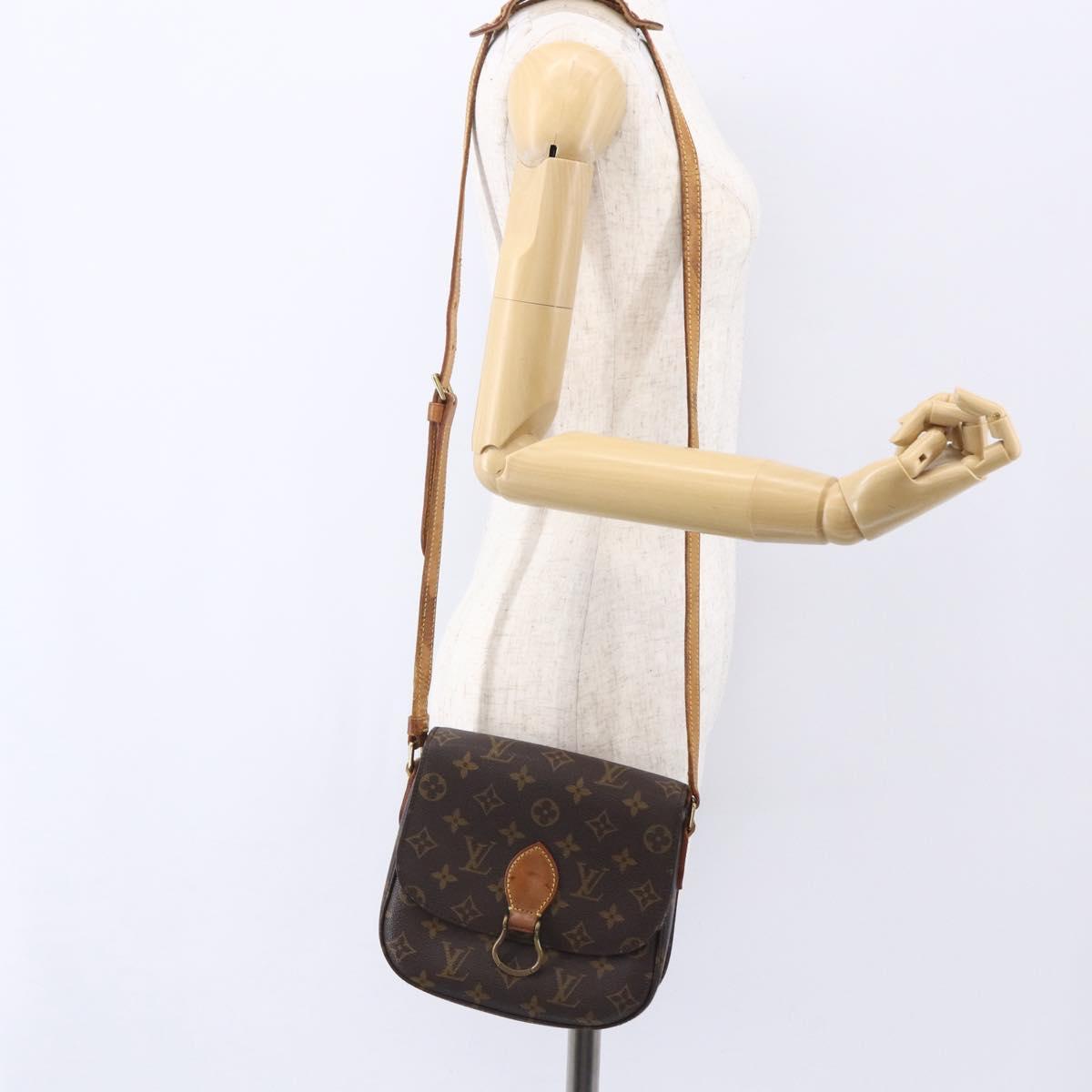 LOUIS VUITTON Monogram Saint Cloud MM Shoulder Bag M51243 LV Auth 154315