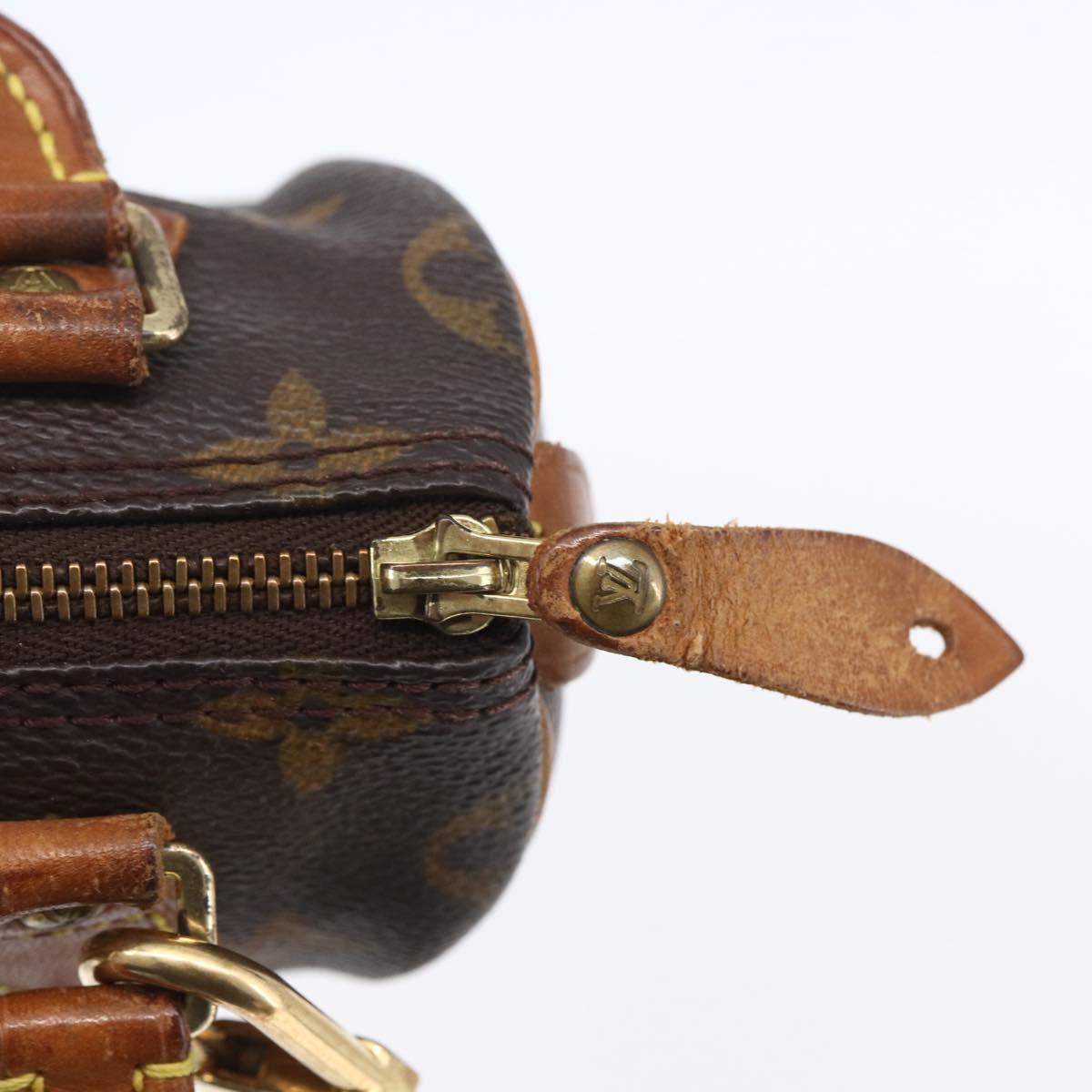 LOUIS VUITTON Monogram Mini Speedy Hand Bag M41534 LV Auth 154316