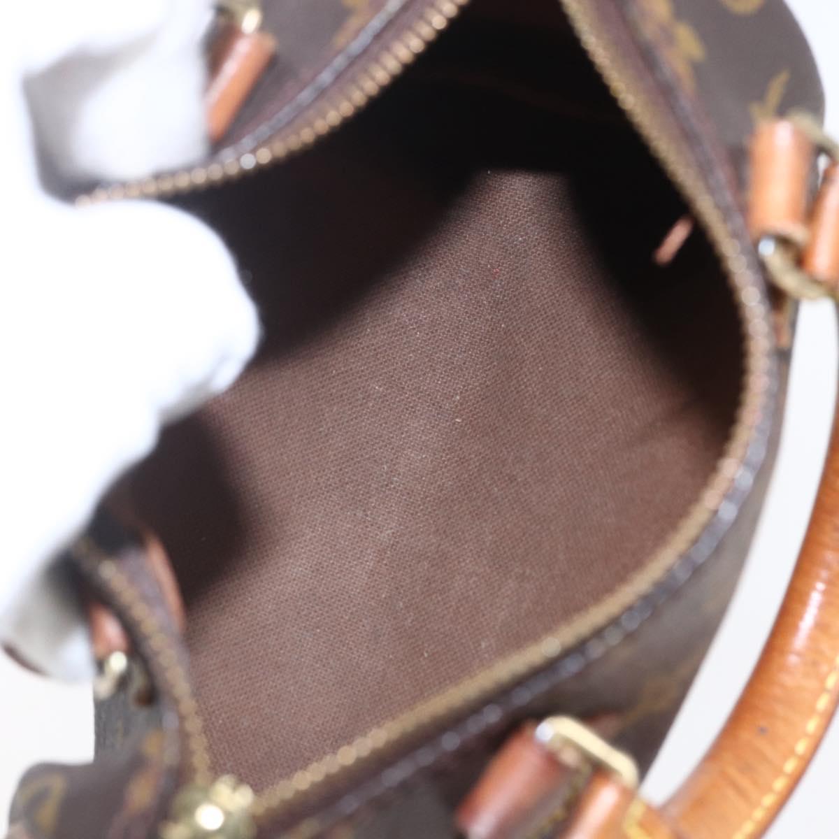 LOUIS VUITTON Monogram Mini Speedy Hand Bag M41534 LV Auth 154316