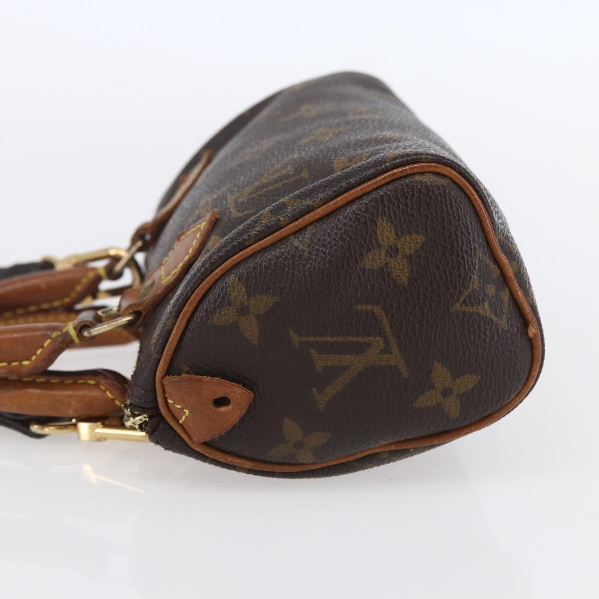 LOUIS VUITTON Monogram Mini Speedy Hand Bag M41534 LV Auth 154316