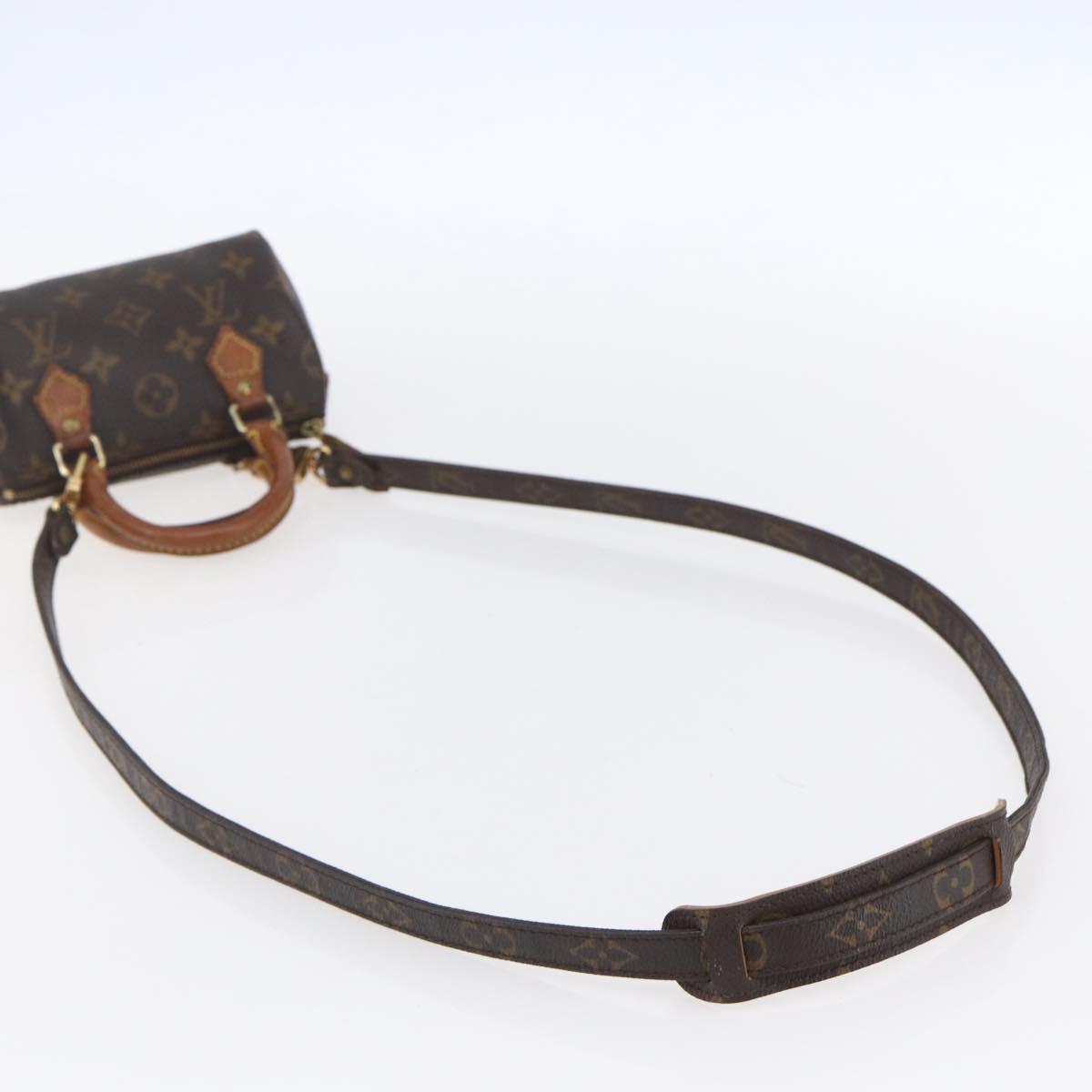 LOUIS VUITTON Monogram Mini Speedy Hand Bag M41534 LV Auth 154316