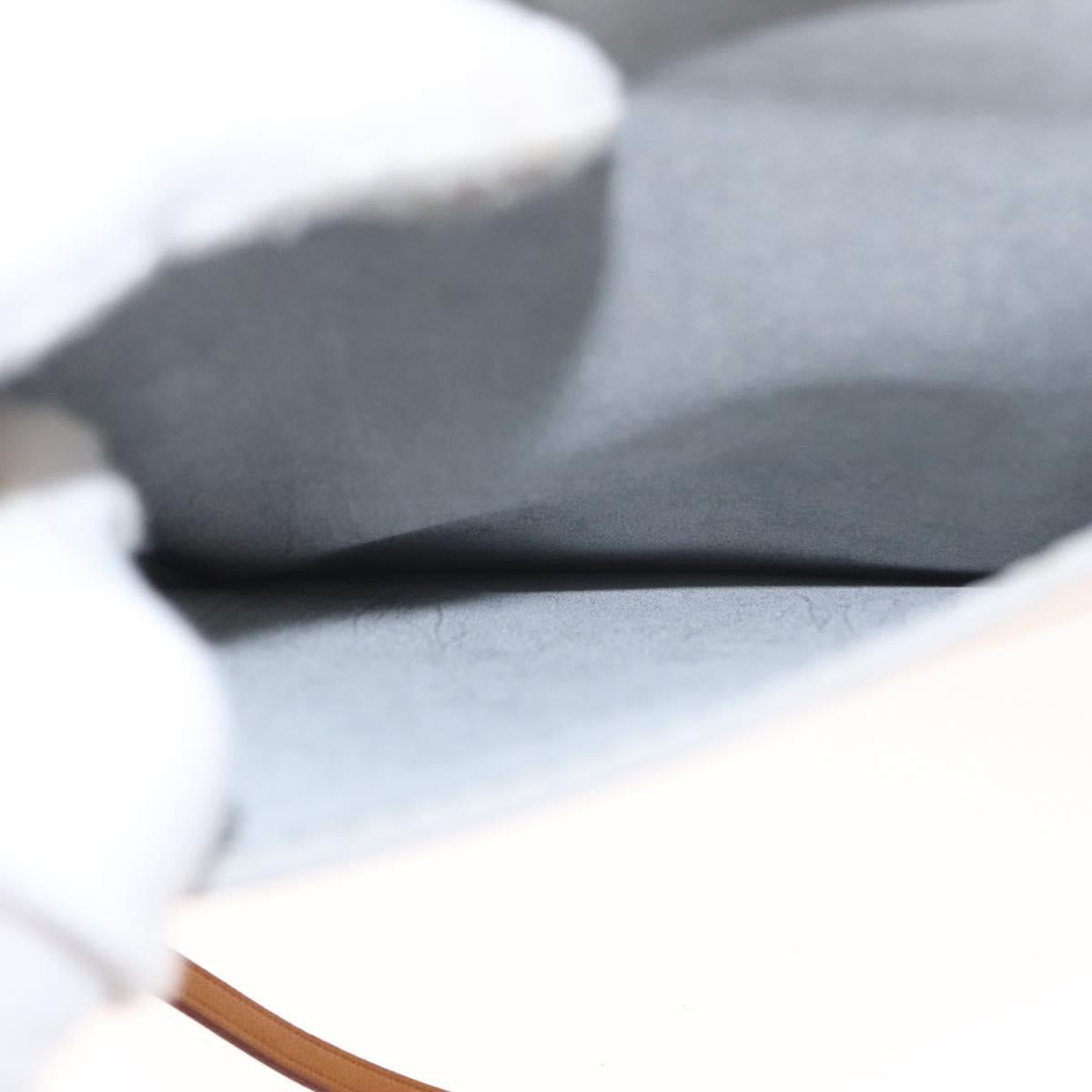 LOUIS VUITTON Monogram Vernis Motto Accessory Pouch Gris M91030 LV Auth 154320