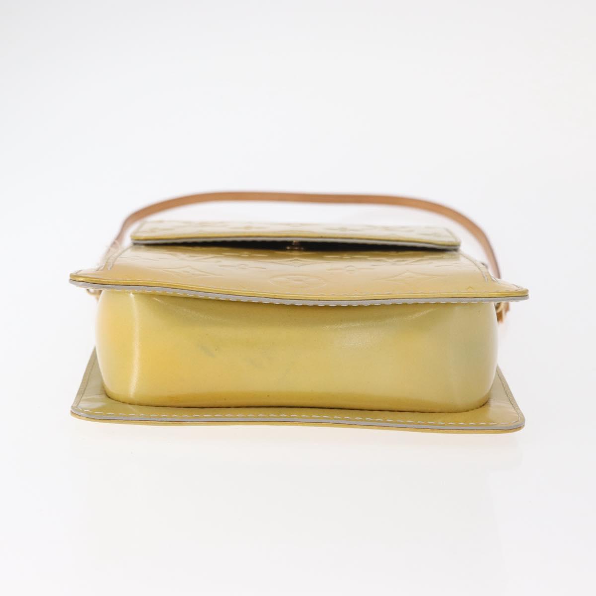 LOUIS VUITTON Monogram Vernis Motto Accessory Pouch Gris M91030 LV Auth 154320