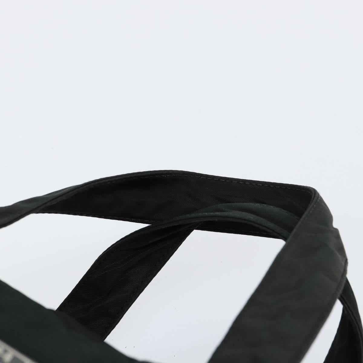 PRADA Hand Bag Nylon Black Auth 154325