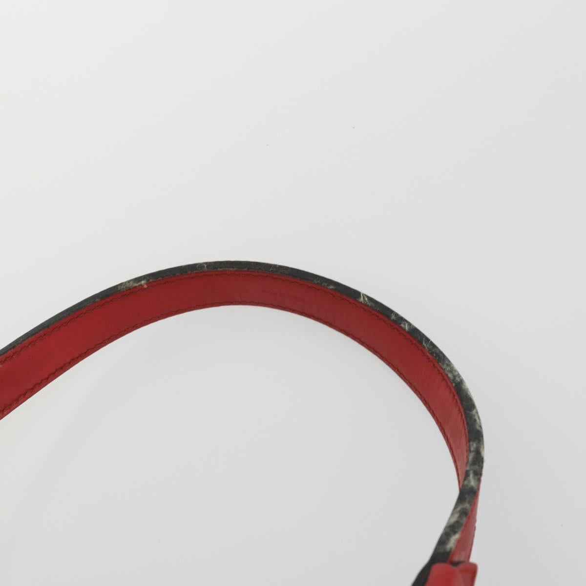 LOUIS VUITTON Epi Noe Shoulder Bag Bicolor Black Red M44017 LV Auth 154341