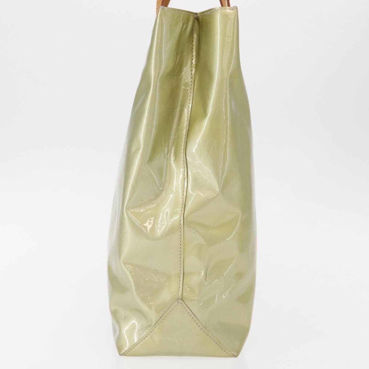 LOUIS VUITTON Monogram Vernis Reade MM Hand Bag Gris M91142 LV Auth 154344