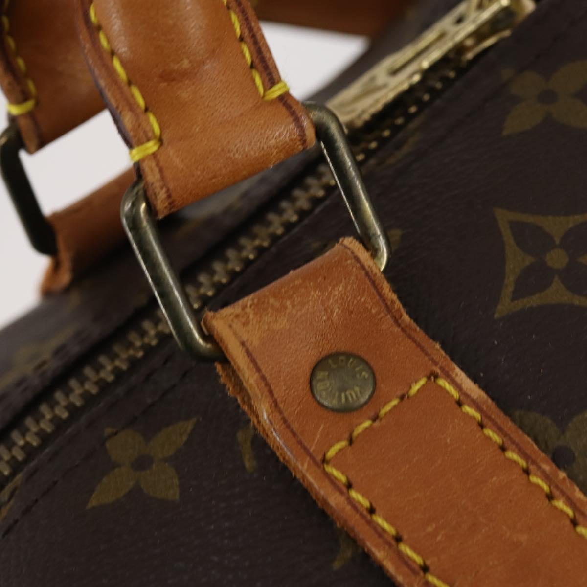 LOUIS VUITTON Monogram Keepall Bandouliere 60 Boston Bag M41412 LV Auth 154347