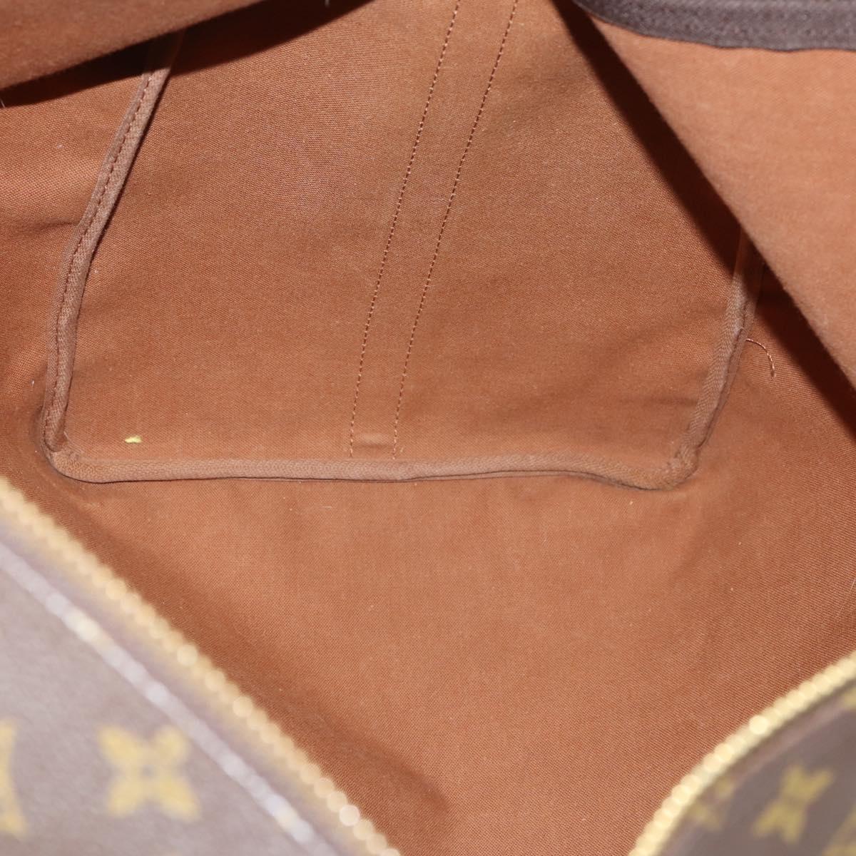 LOUIS VUITTON Monogram Keepall Bandouliere 60 Boston Bag M41412 LV Auth 154347