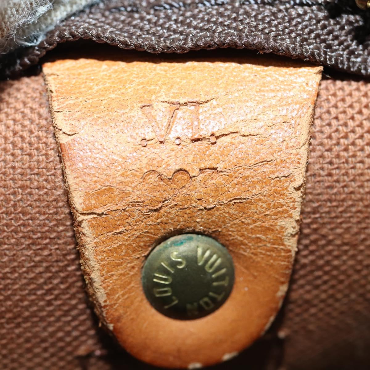 LOUIS VUITTON Monogram Keepall Bandouliere 60 Boston Bag M41412 LV Auth 154347