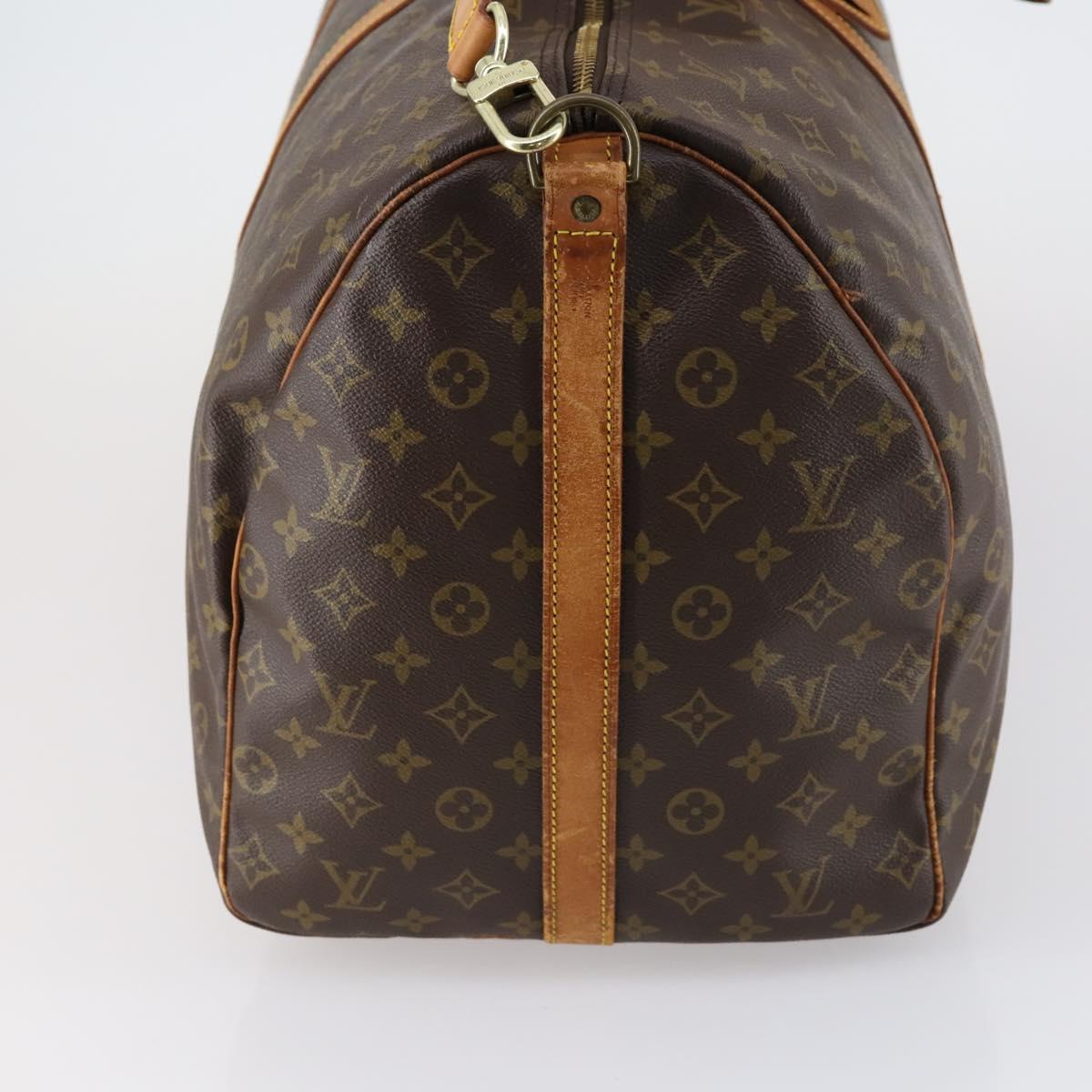 LOUIS VUITTON Monogram Keepall Bandouliere 60 Boston Bag M41412 LV Auth 154347