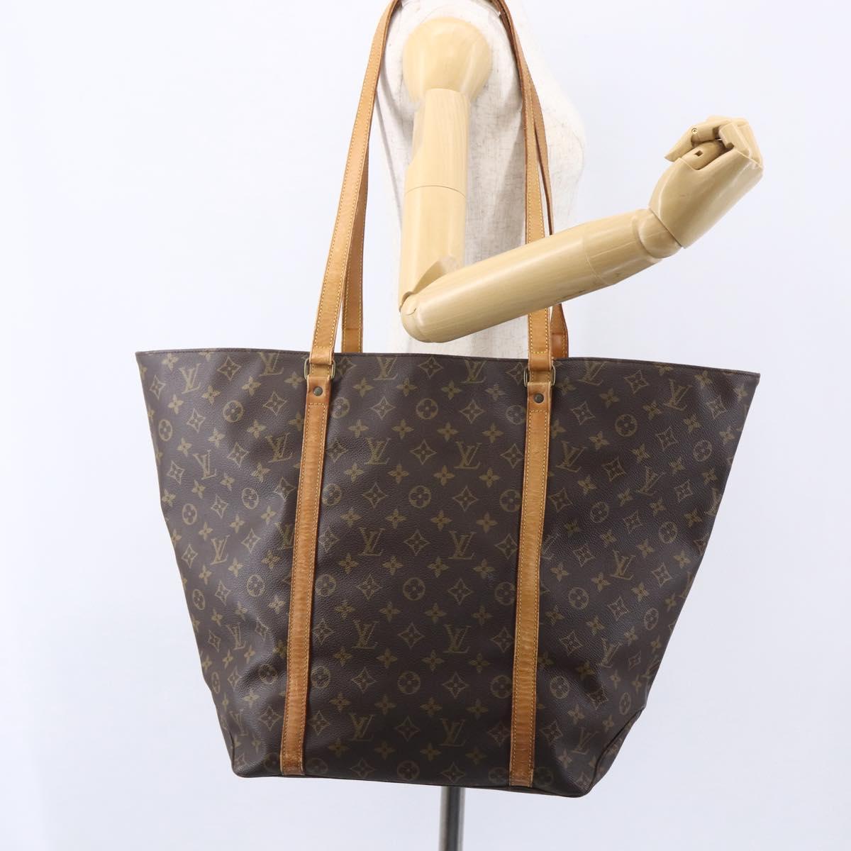 LOUIS VUITTON Monogram Sac Shopping GM Tote Bag M51110 LV Auth 154348