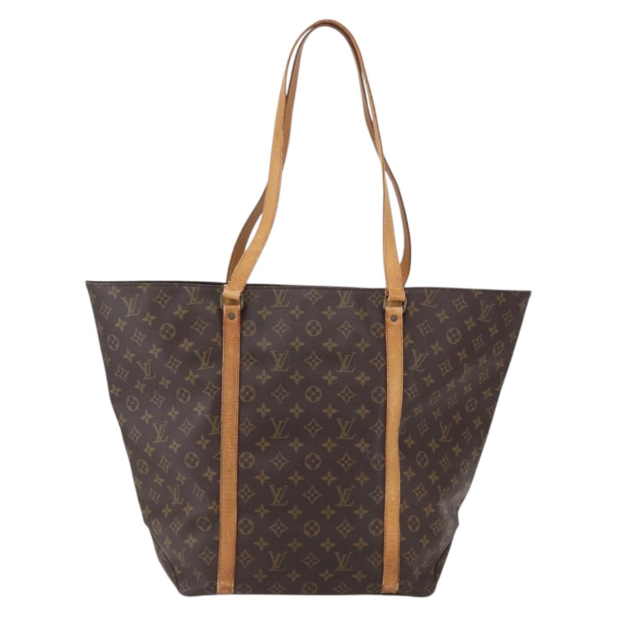 LOUIS VUITTON Monogram Sac Shopping GM Tote Bag M51110 LV Auth 154348