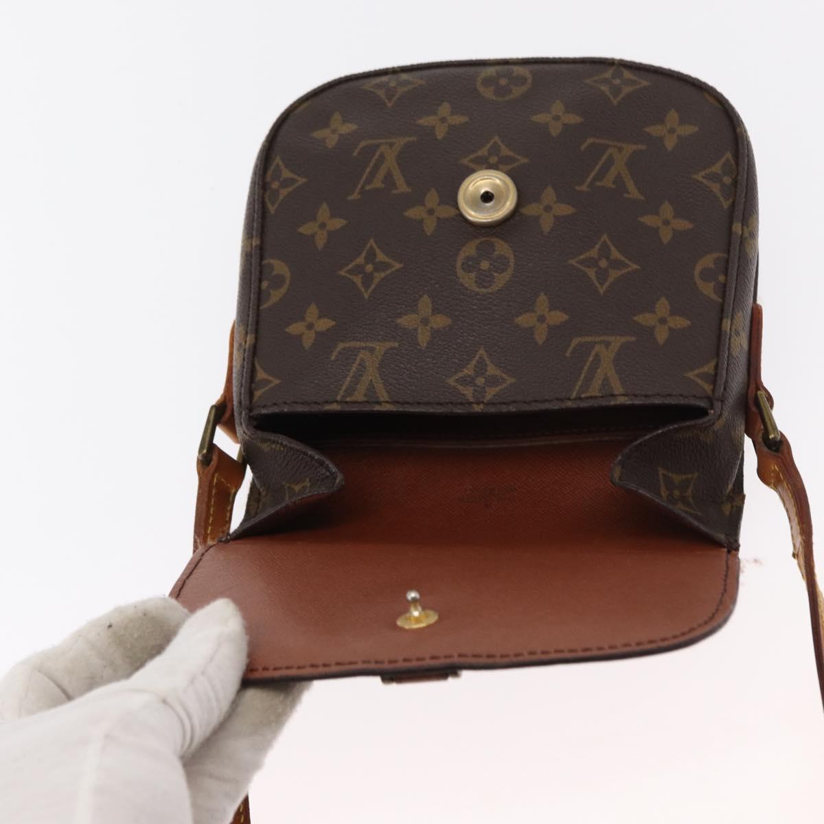 LOUIS VUITTON Monogram Saint Cloud PM Shoulder Bag M51244 LV Auth 154354