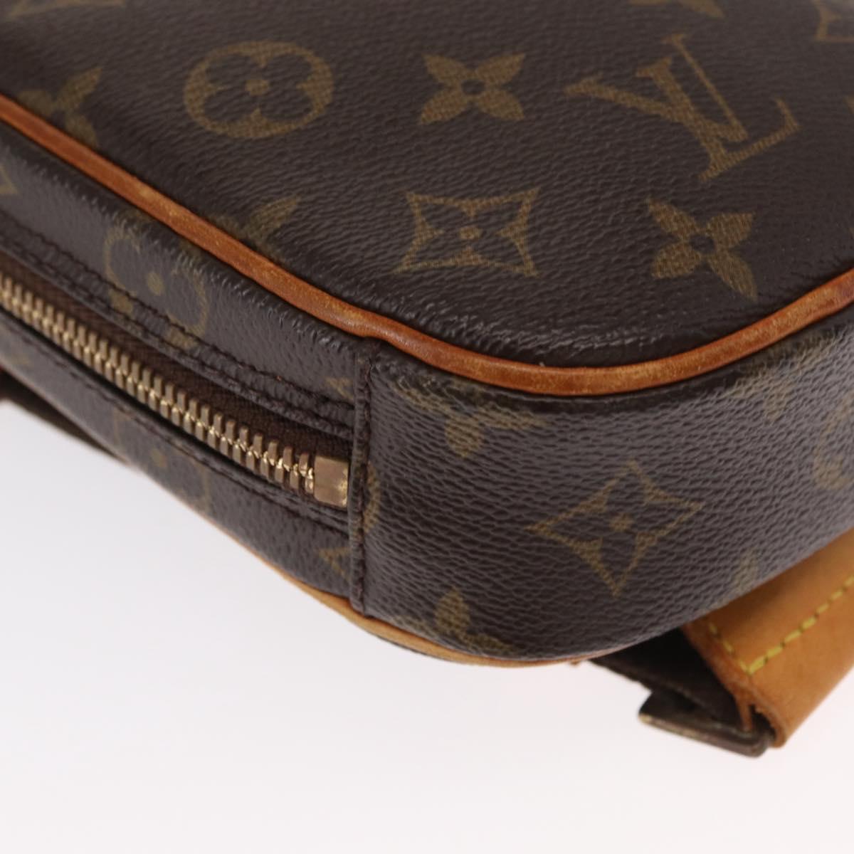 LOUIS VUITTON Monogram Pochette Gange Shoulder Bag M51870 LV Auth 154356