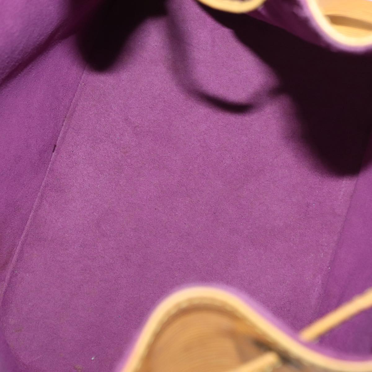 LOUIS VUITTON Epi Petit Noe Shoulder Bag Yellow M44109 LV Auth 154360