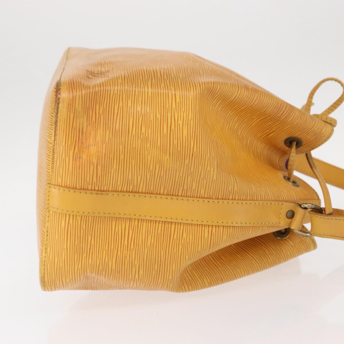 LOUIS VUITTON Epi Petit Noe Shoulder Bag Yellow M44109 LV Auth 154360