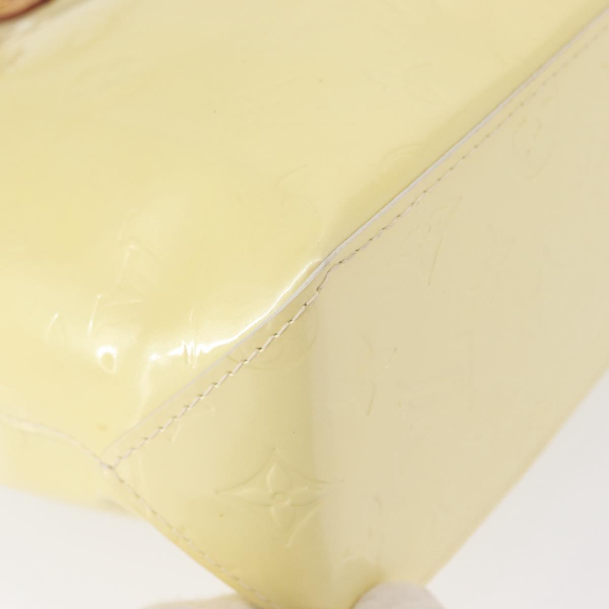 LOUIS VUITTON Monogram Vernis Reade PM Hand Bag Perle M91336 LV Auth 154364V