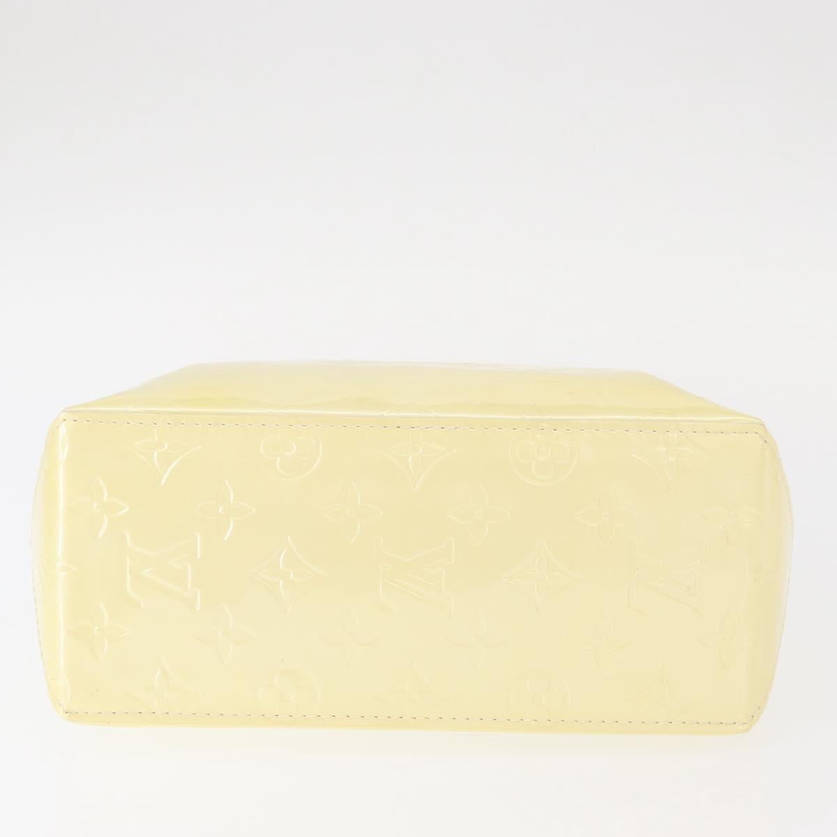 LOUIS VUITTON Monogram Vernis Reade PM Hand Bag Perle M91336 LV Auth 154364V