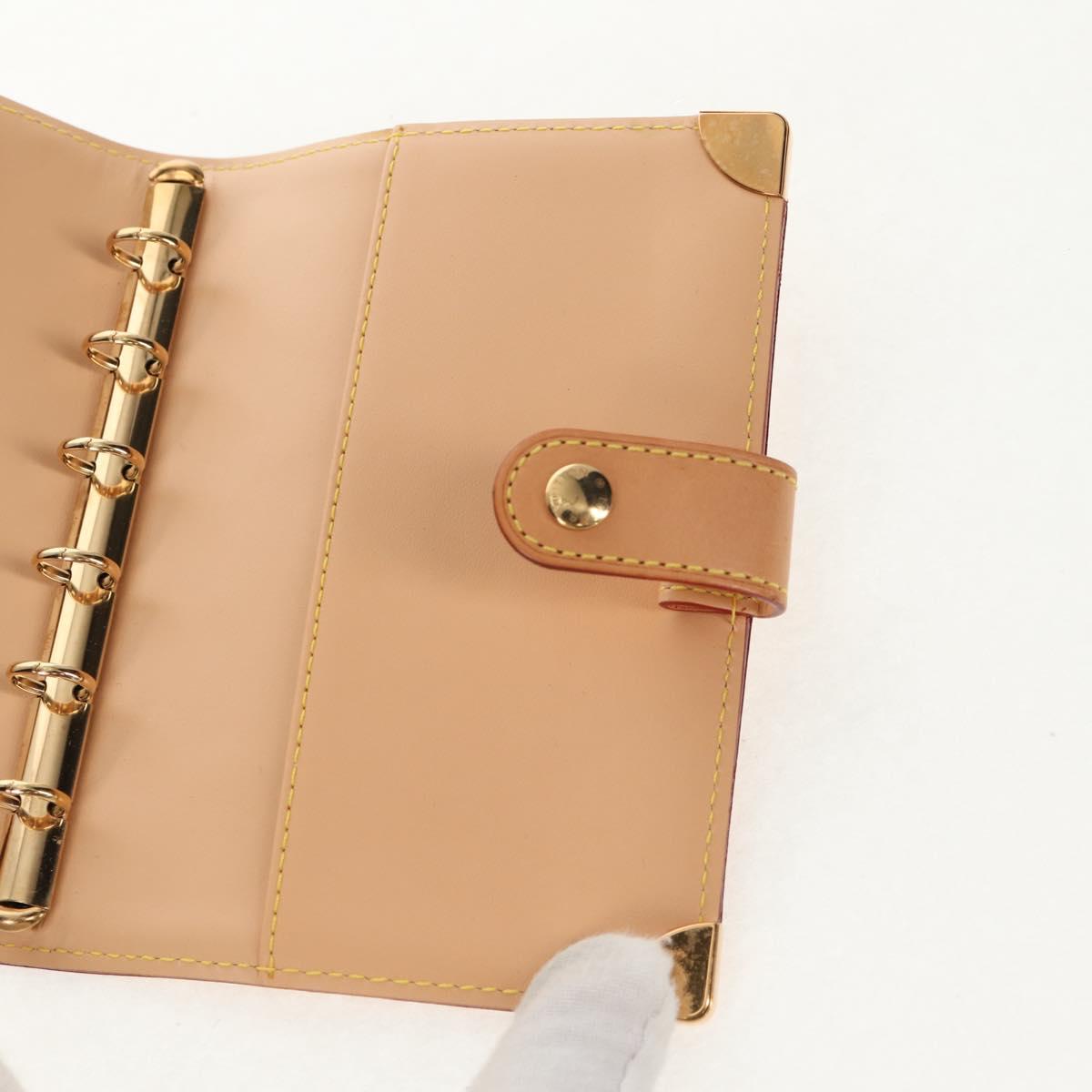 LOUIS VUITTON Multicolor Agenda PM Day Planner Cover White R21074 Auth 154385V