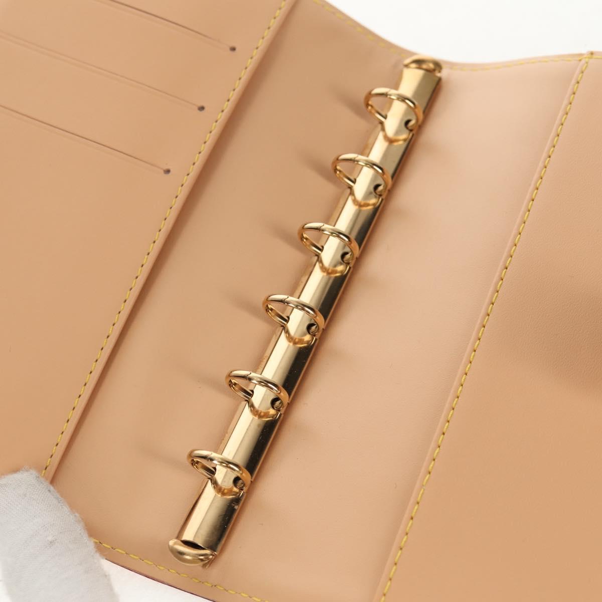 LOUIS VUITTON Multicolor Agenda PM Day Planner Cover White R21074 Auth 154385V