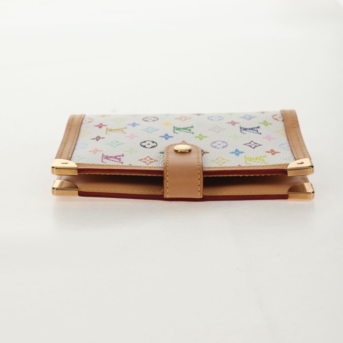LOUIS VUITTON Multicolor Agenda PM Day Planner Cover White R21074 Auth 154385V