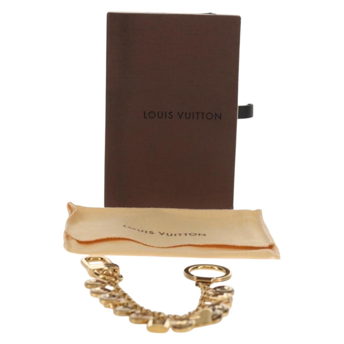 LOUIS VUITTON Porte Cles Chainne Pastille Key Holder Metal M65386 Auth 154387V