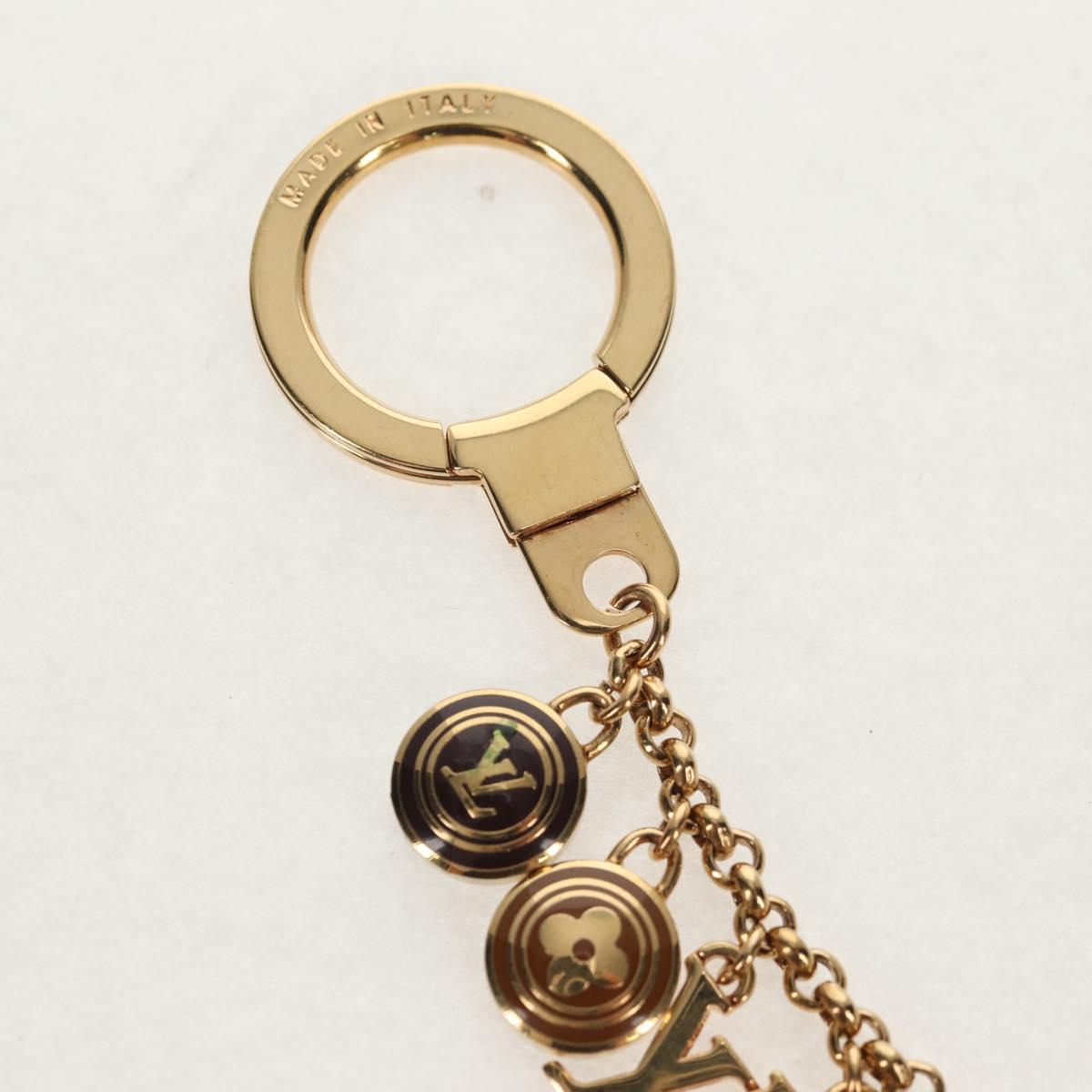 LOUIS VUITTON Porte Cles Chainne Pastille Key Holder Metal M65386 Auth 154387V