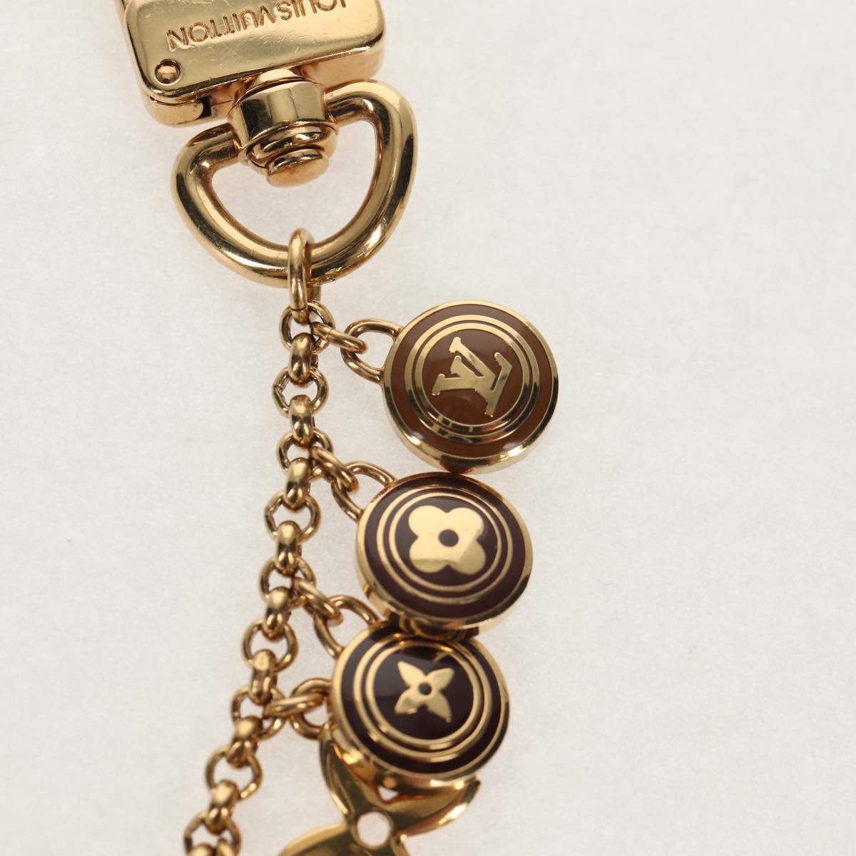 LOUIS VUITTON Porte Cles Chainne Pastille Key Holder Metal M65386 Auth 154387V