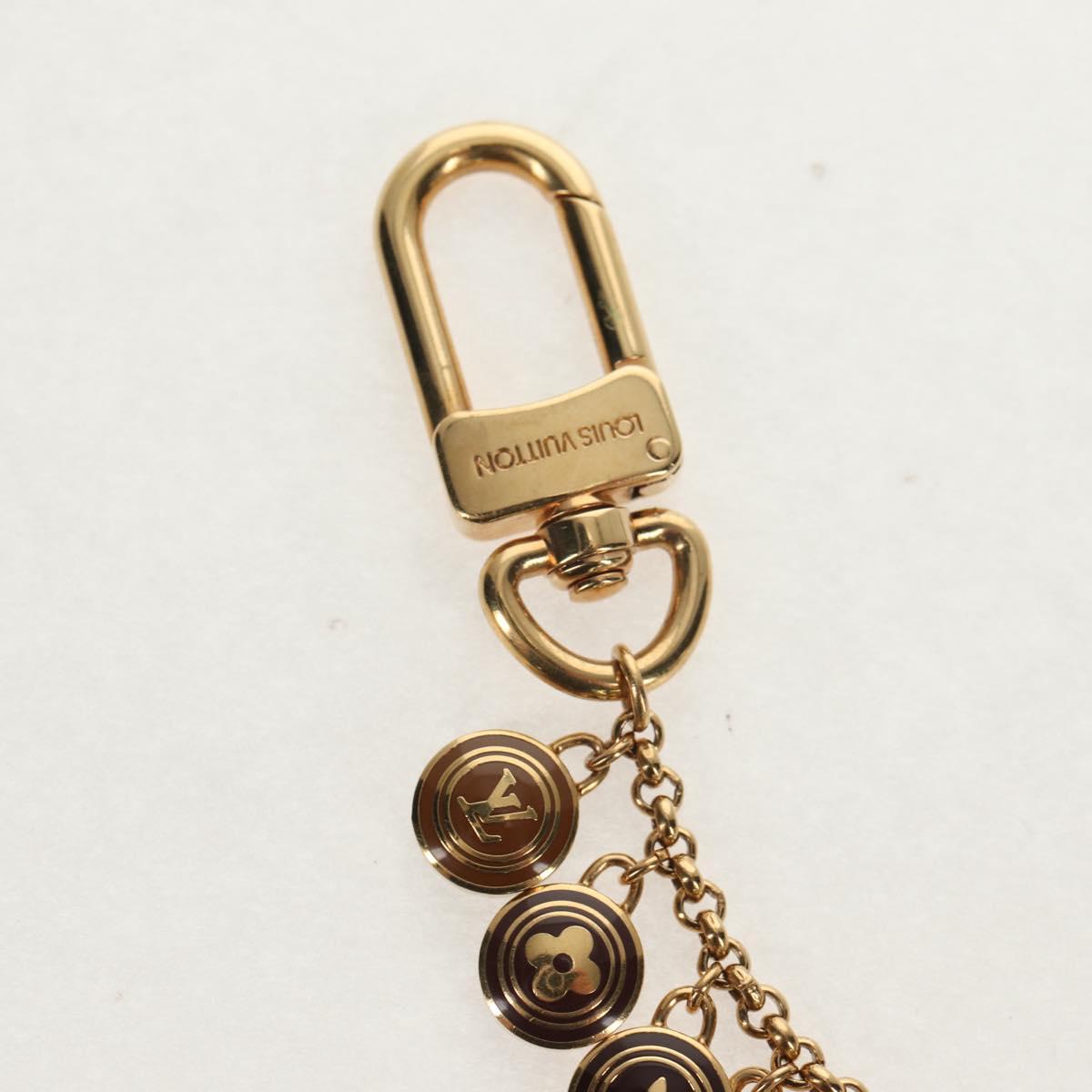 LOUIS VUITTON Porte Cles Chainne Pastille Key Holder Metal M65386 Auth 154387V